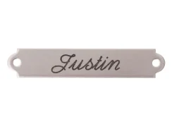 2" Fancy Saddle Nameplate