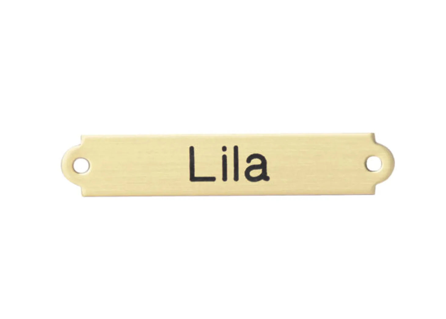 2" Fancy Saddle Nameplate