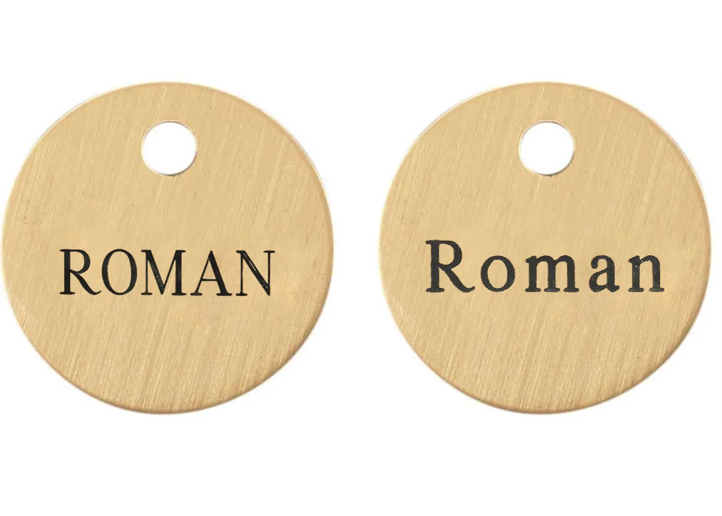 1'' Round Bridle & Accessory Tag