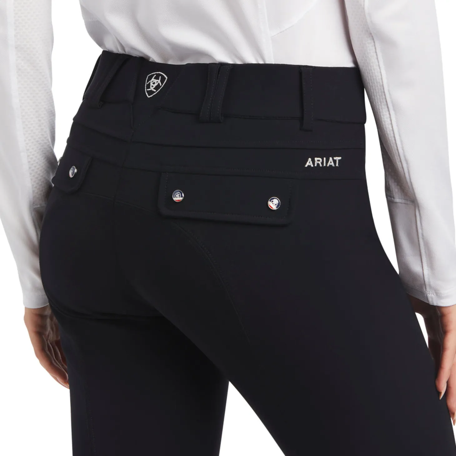 Ariat® Ladies' Tri Factor Grip Knee-Patch Breech