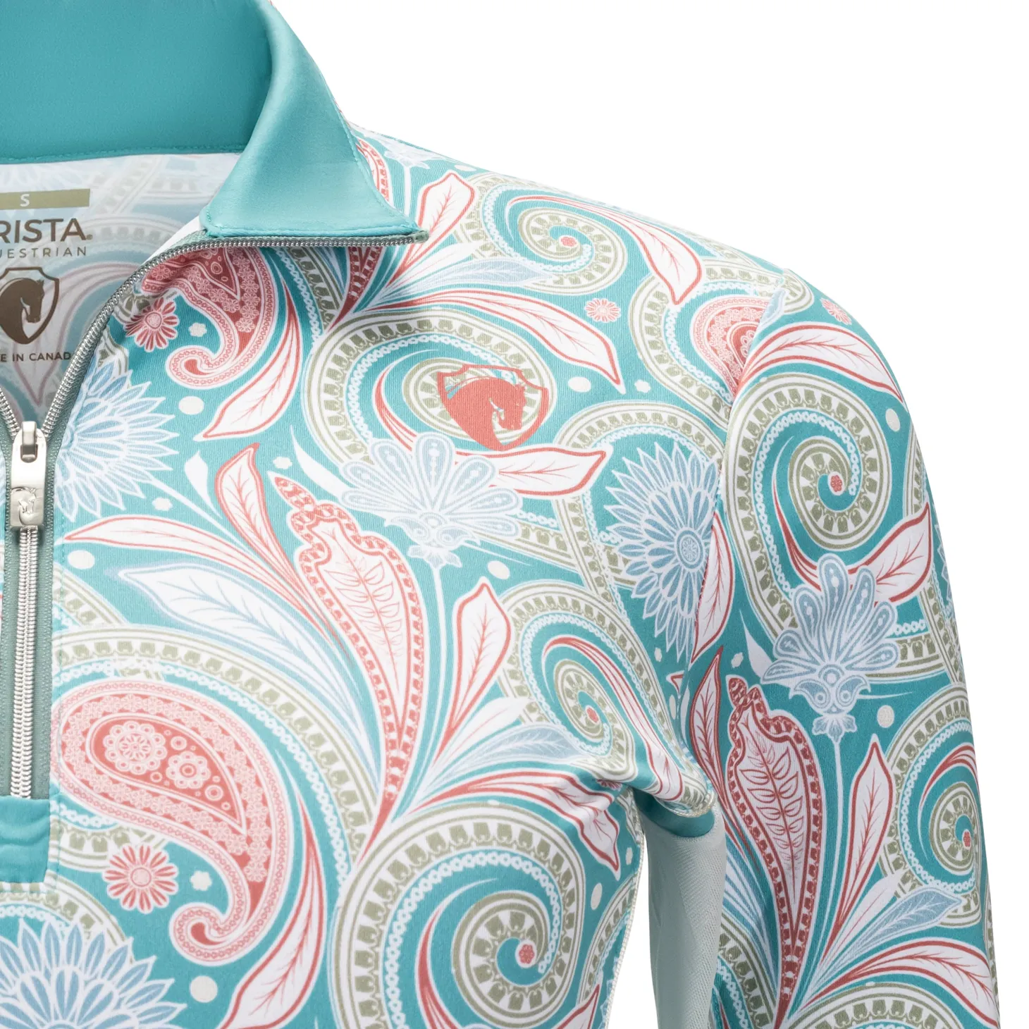 Arista® Ladies’ Viva Quarter-Zip Long Sleeve Shirt