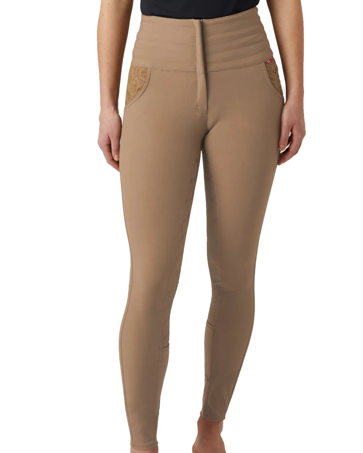 B Vertigo Ladies’ Natalia Sculpting Full-Seat Breech with Lace Detail