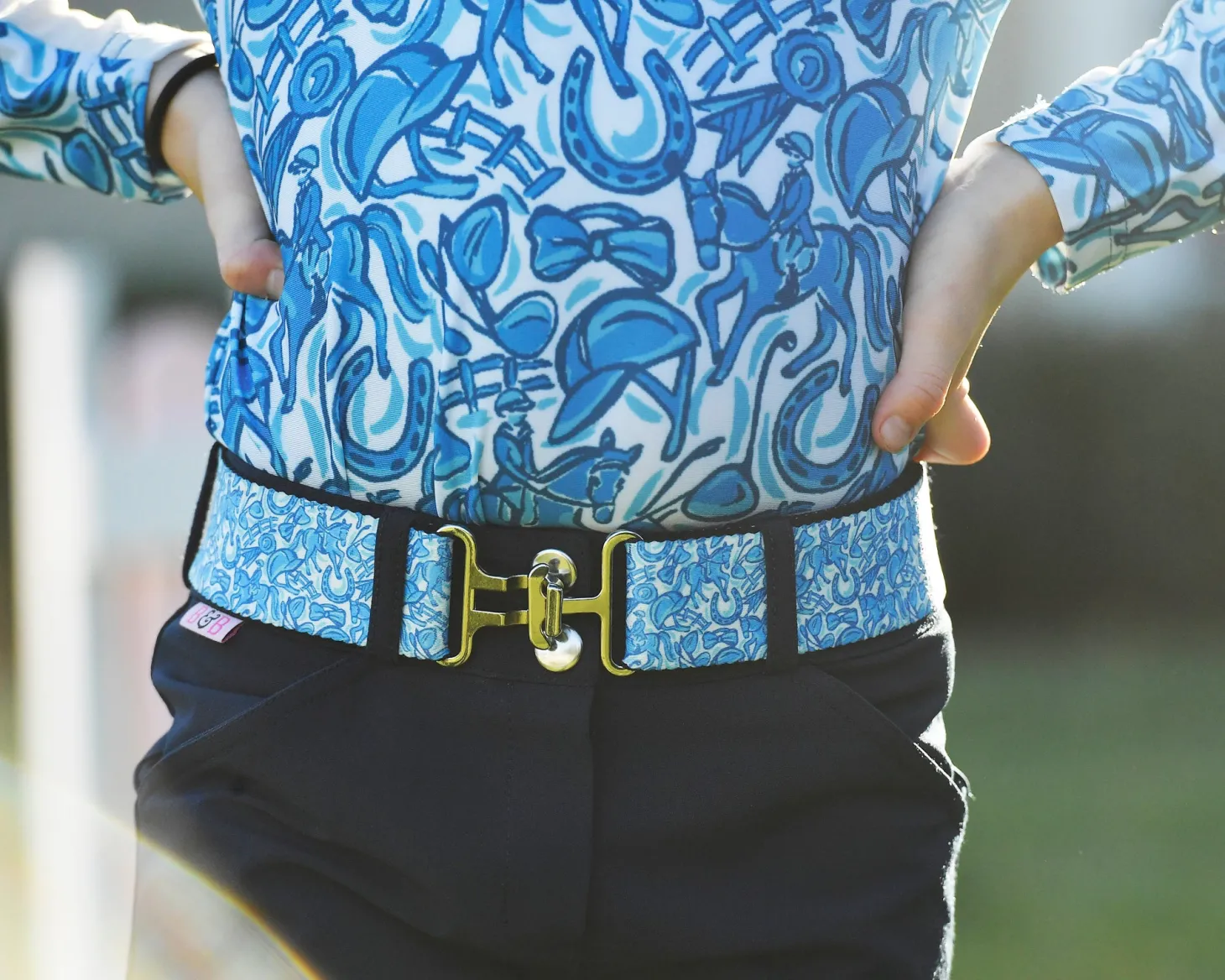 Belle & Bow Equestrian Children’s Belt