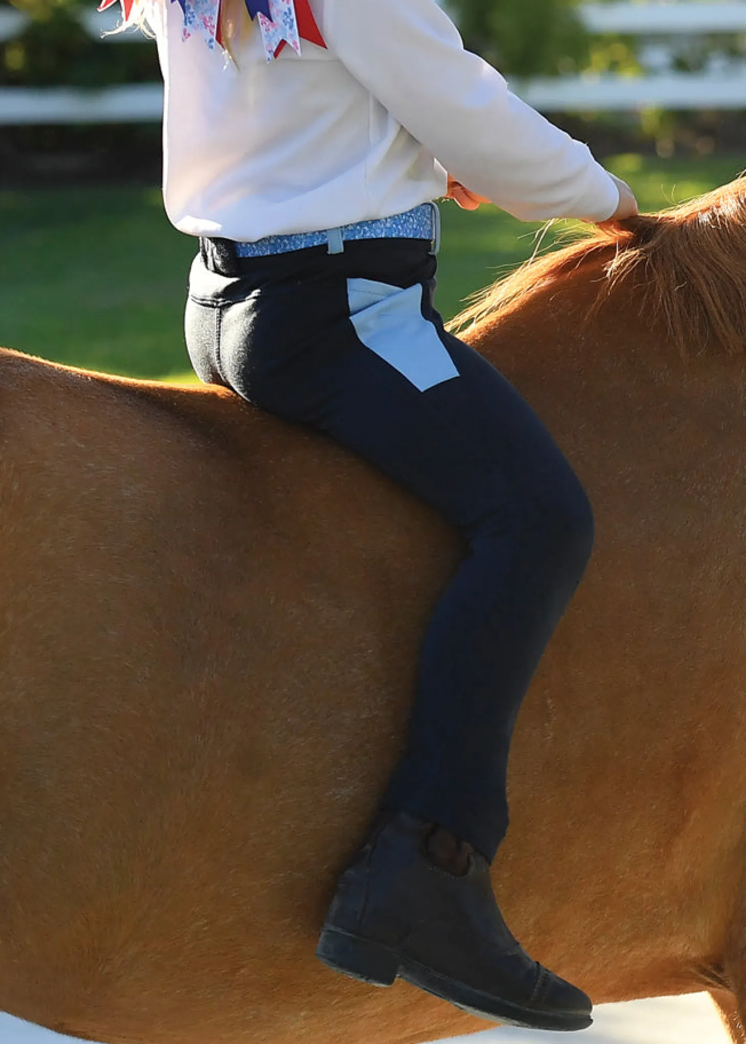 Belle & Bow Equestrian Girls’ Fleece Tight
