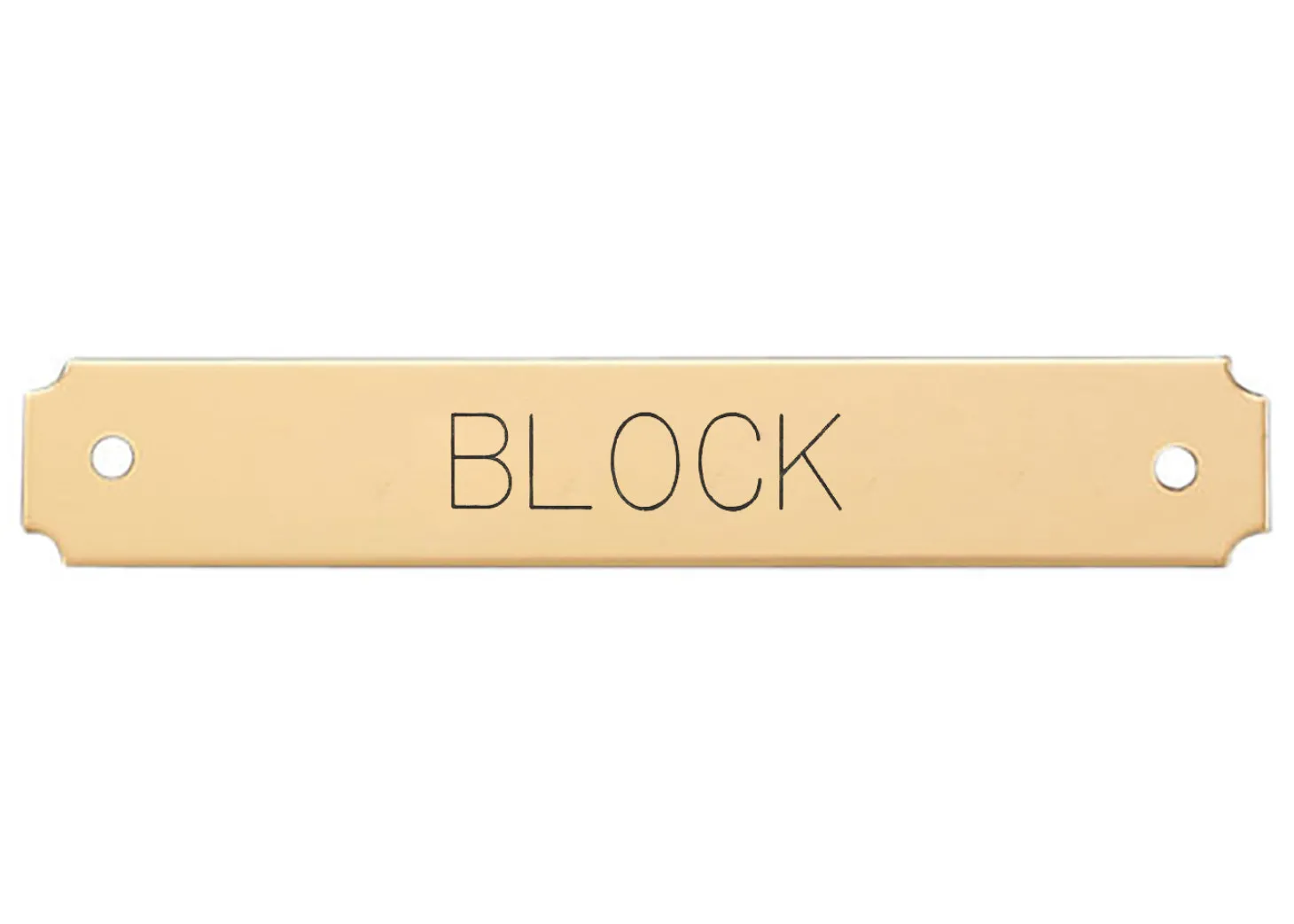 Belt Nameplate