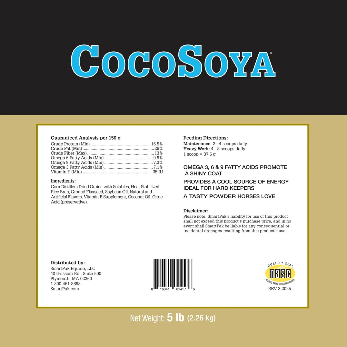 CocoSoya® Granular by SmartEquine™ - 5 lbs.