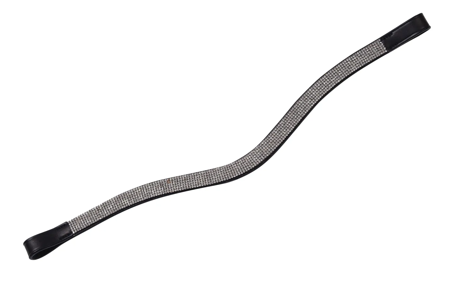Collegiate® Curved Silver Chain Browband