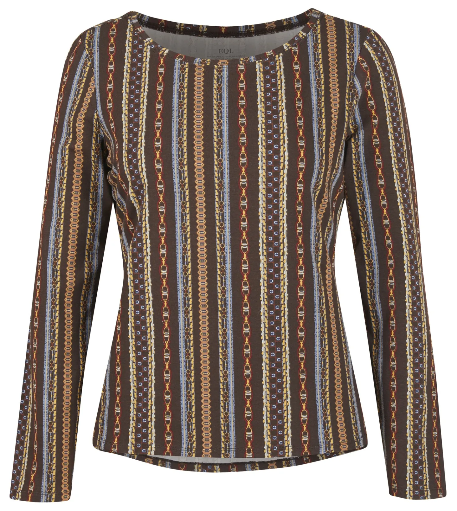 EQL by Kerrits® Ladies’ Organic Cotton Long Sleeve Print Top