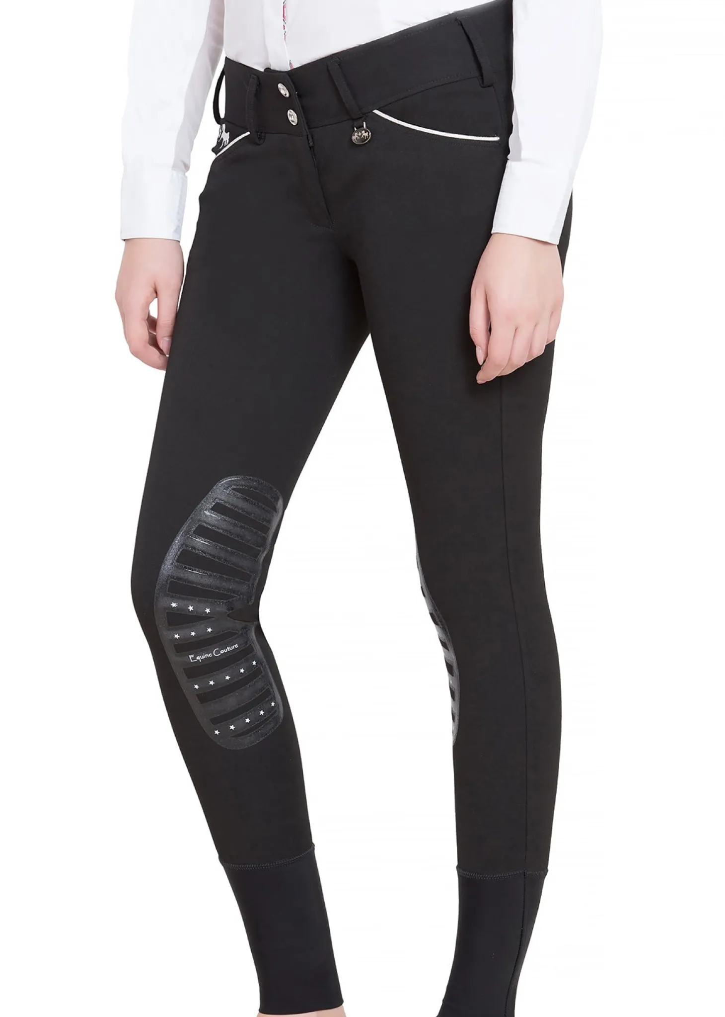 Equine Couture™ Ladies' Brittni Silicone Knee-Patch Breech