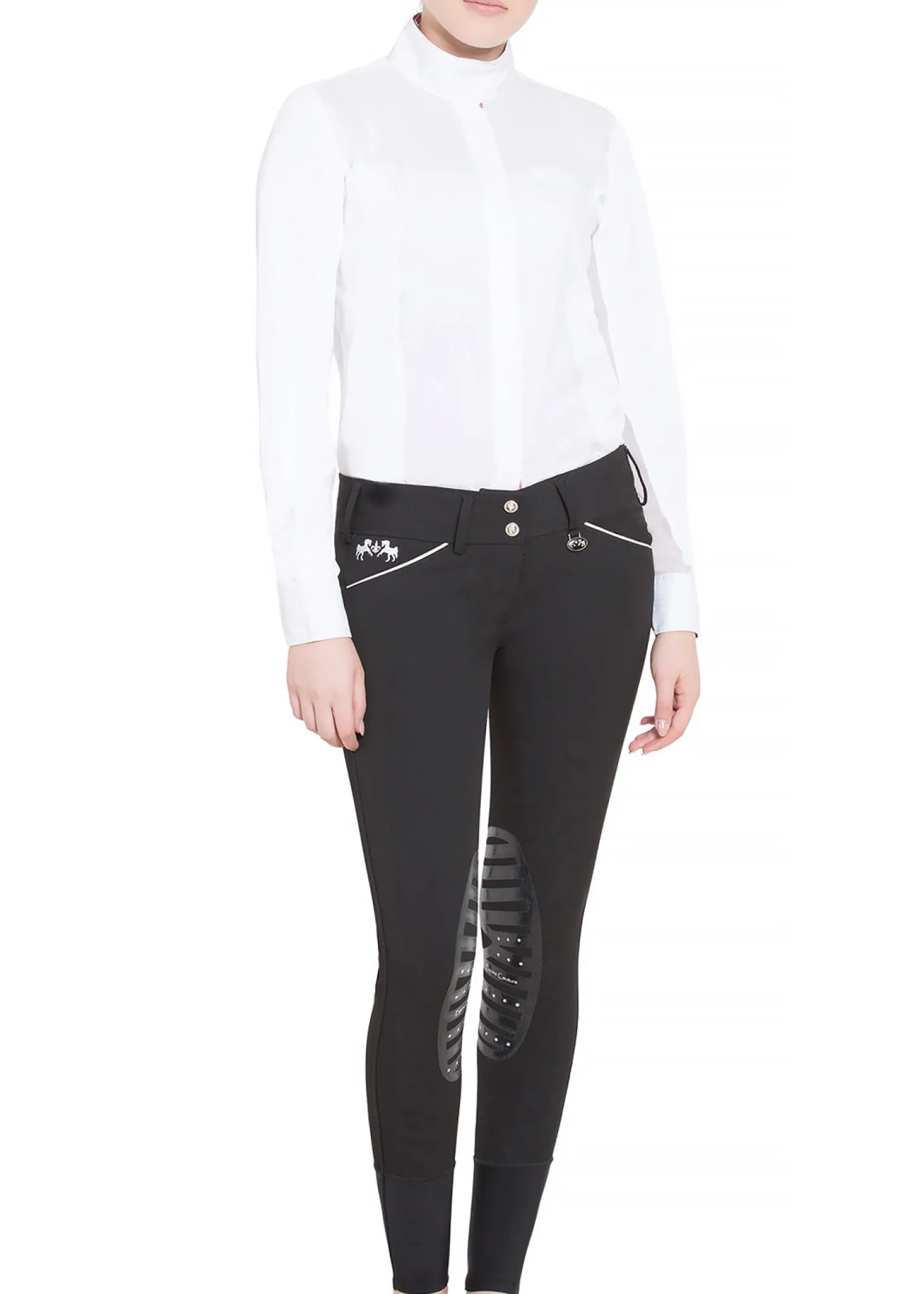 Equine Couture™ Ladies' Brittni Silicone Knee-Patch Breech