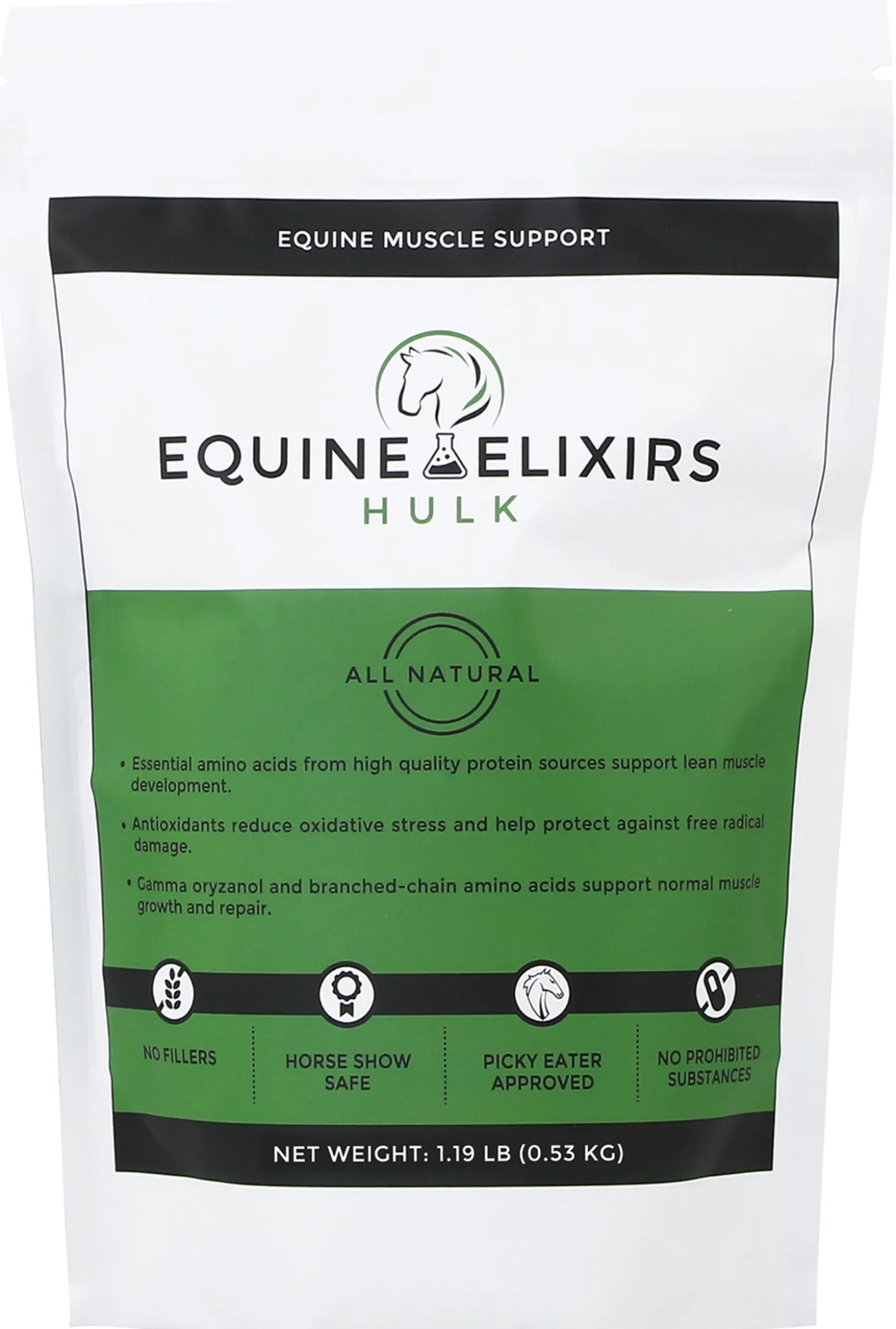 Equine Elixirs Hulk® Muscle Support Powder