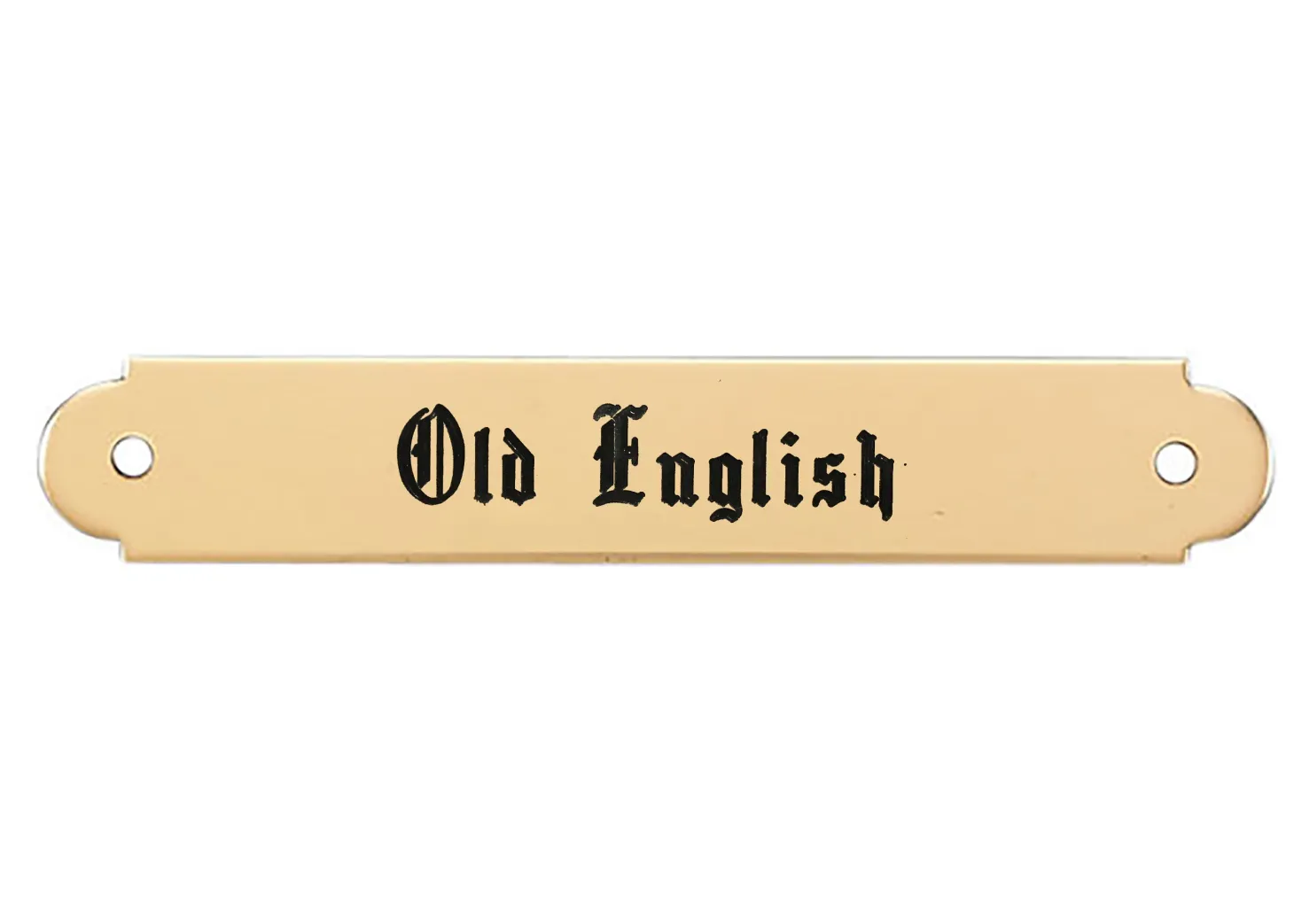 Fancy Halter Nameplate - 1 or 2 lines