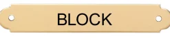 Fancy Halter Nameplate - 1 or 2 lines