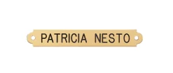 Fancy Saddle Nameplate