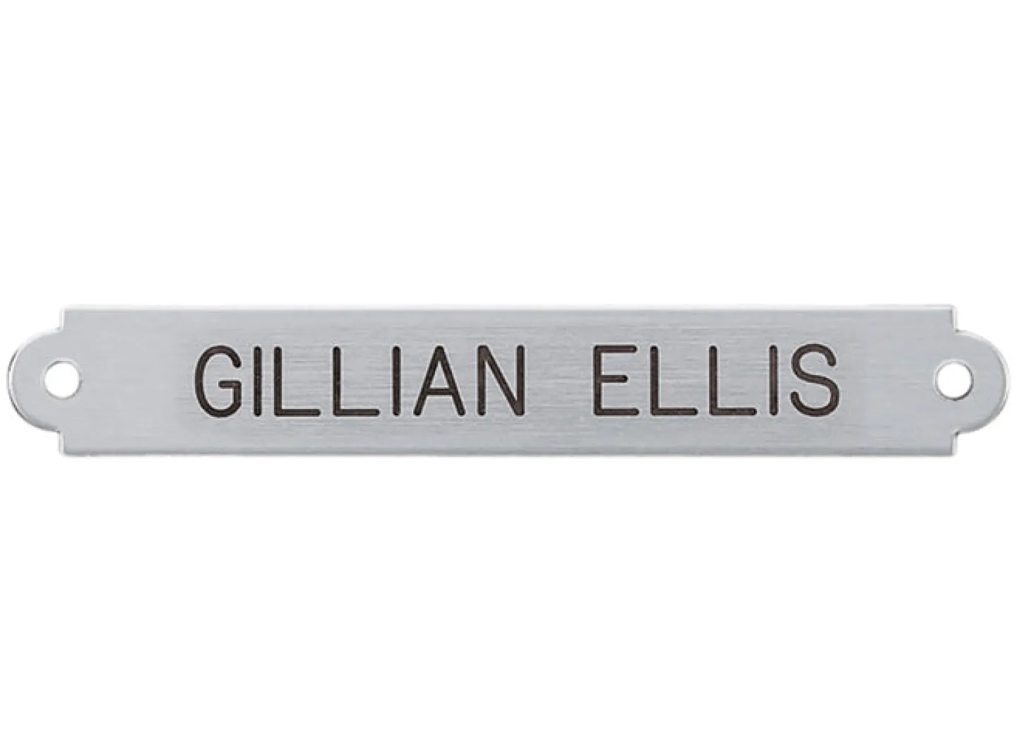 Fancy Saddle Nameplate