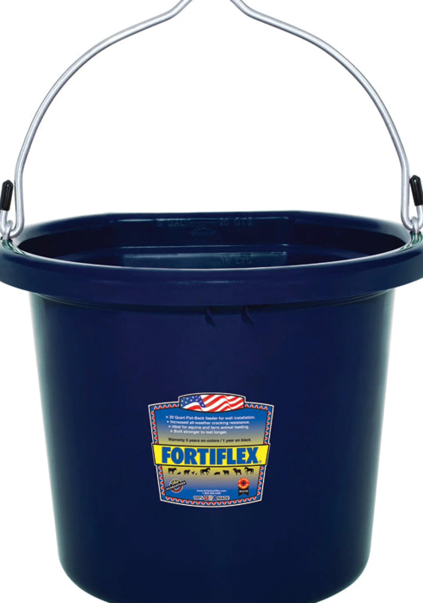 Fortiflex® 20-Quart FlatBack Bucket - Colors