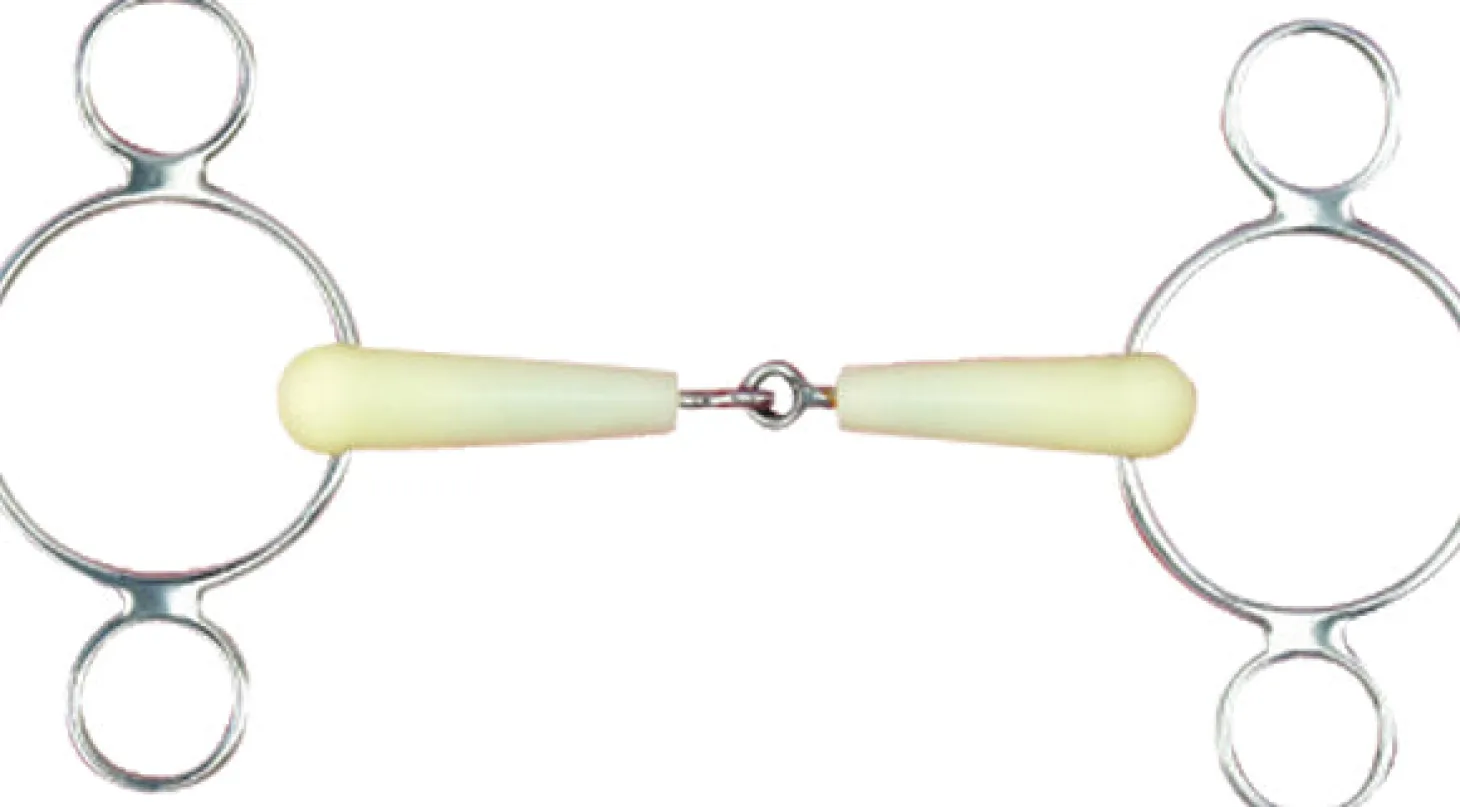 Happy Mouth Bits® Jointed 2-Ring Elevator Bit