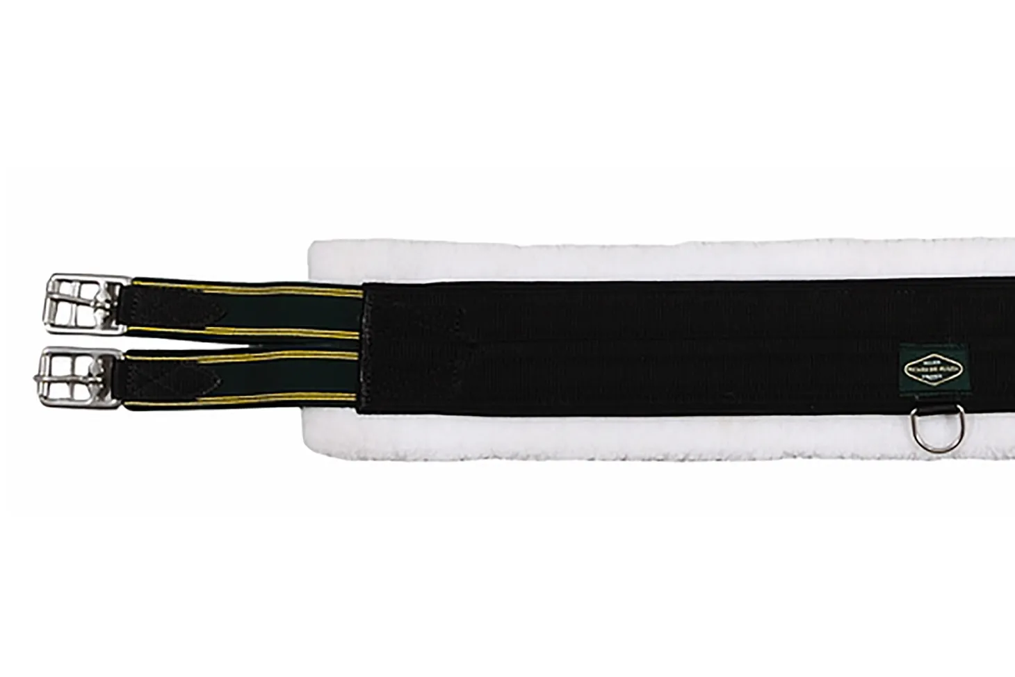 Henri de Rivel Synthetic Fleece Girth - Black