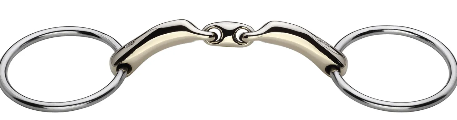 Herm Sprenger® NovoContact Double-Jointed Loose Ring Bit