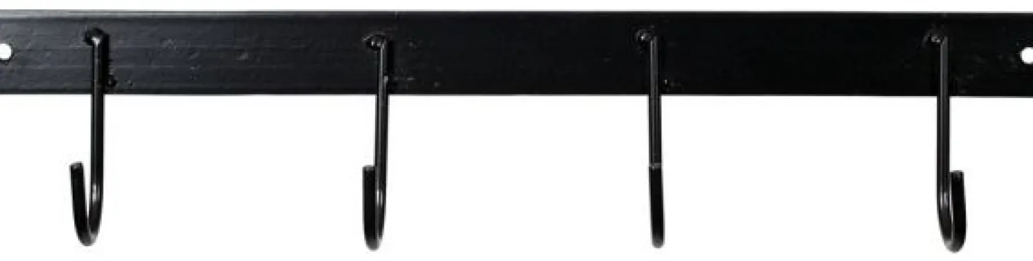4-Hook Welded Steel Flat Tack Bar