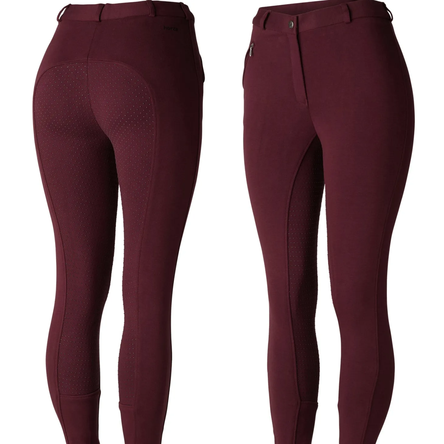 Horze Ladies' Active Silicone Full-Seat Breech