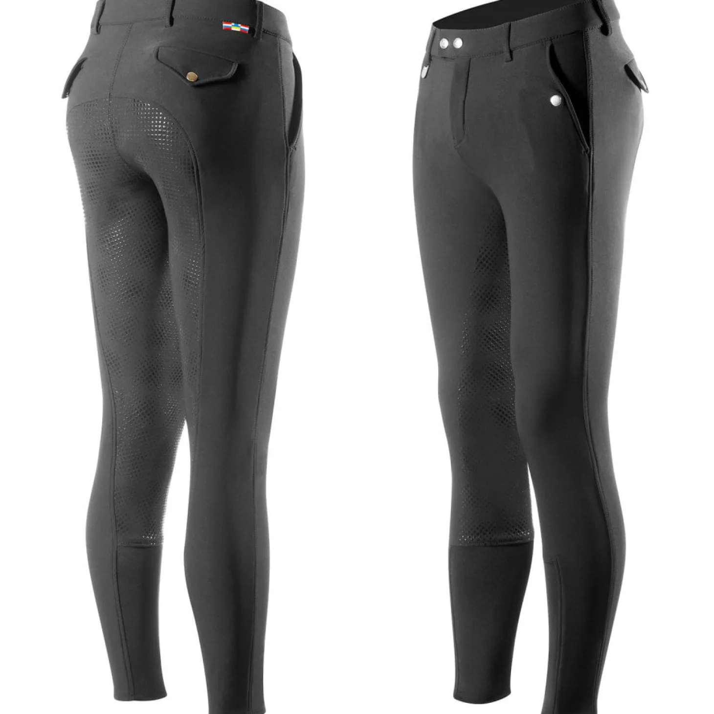 Horze Men’s Grand Prix Full-Seat Breech with Silicone Grip