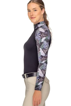 Kastel Denmark Ladies’ Mitzi Quarter-Zip Long Sleeve Raglan