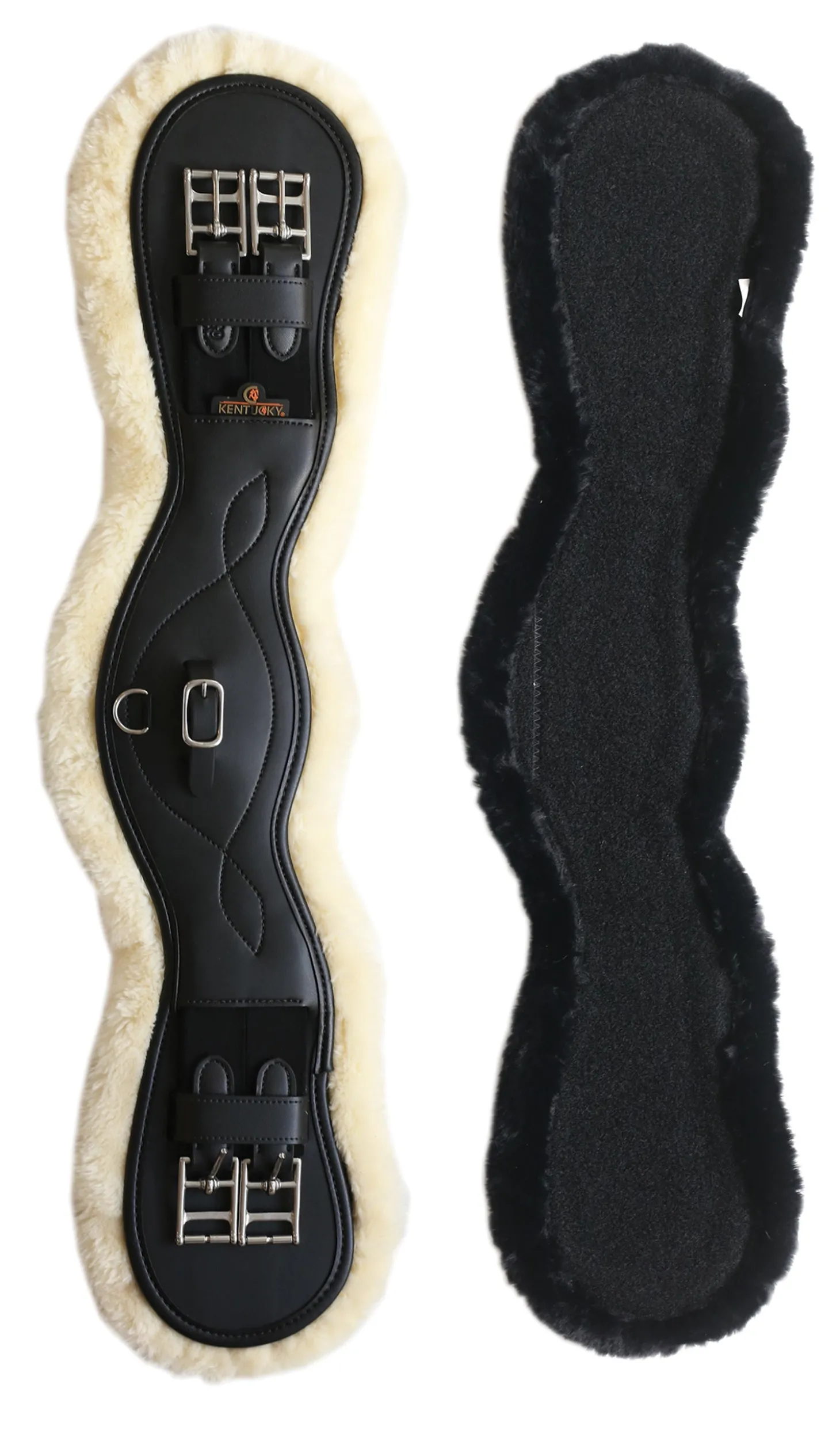 Kentucky Horsewear Vegan Anatomic Sheepskin Short Girth