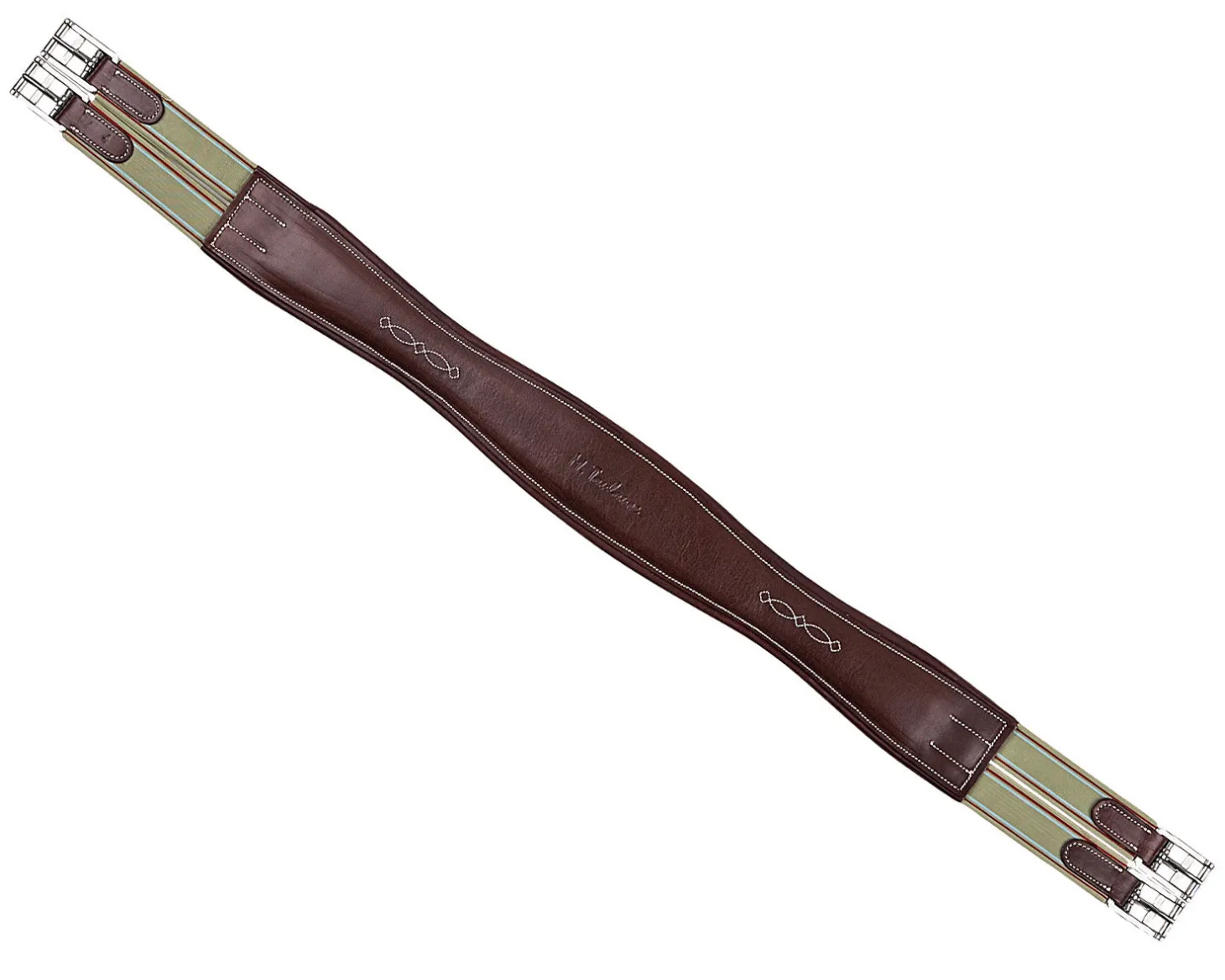 Marcel Toulouse Contour Shaped Padded Leather Girth
