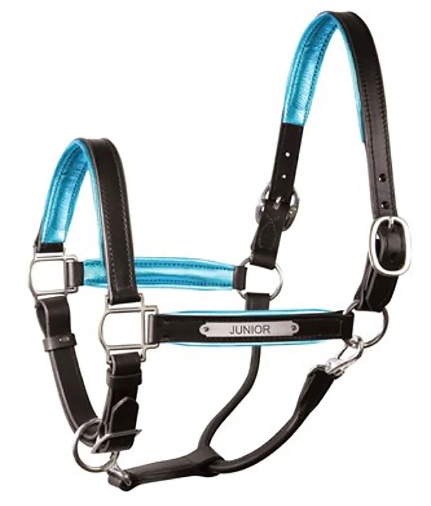 Perri’s® 1" Padded Leather Halter with Nameplate