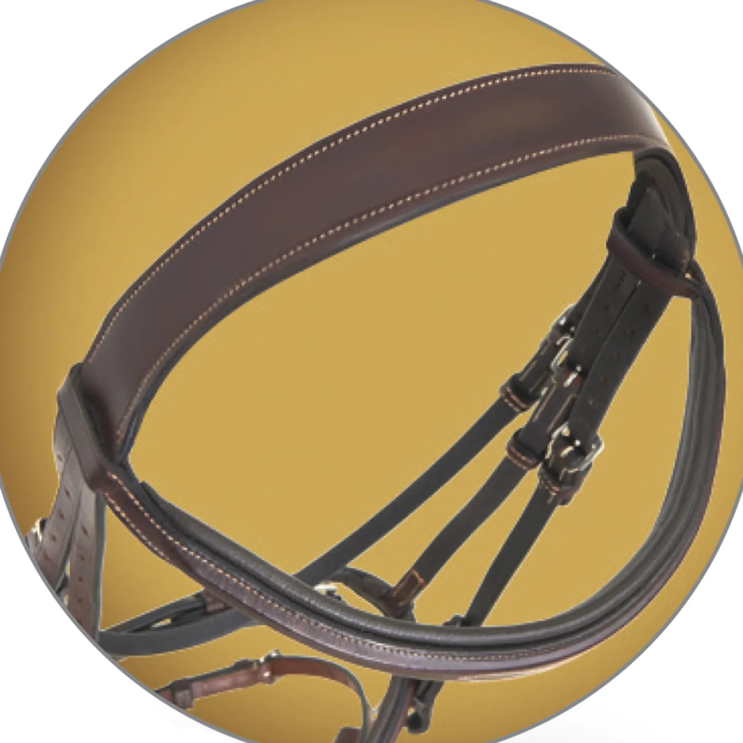 Pessoa® Pro Fancy-Stitched Raised Bridle