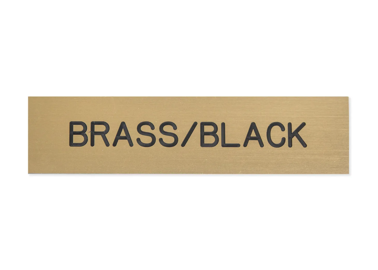 Plastic Stall Plate - 1 or 2 lines