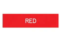 Plastic Stall Plate - 1 or 2 lines