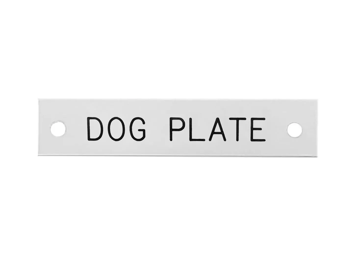 Rectangular Dog Collar Nameplate