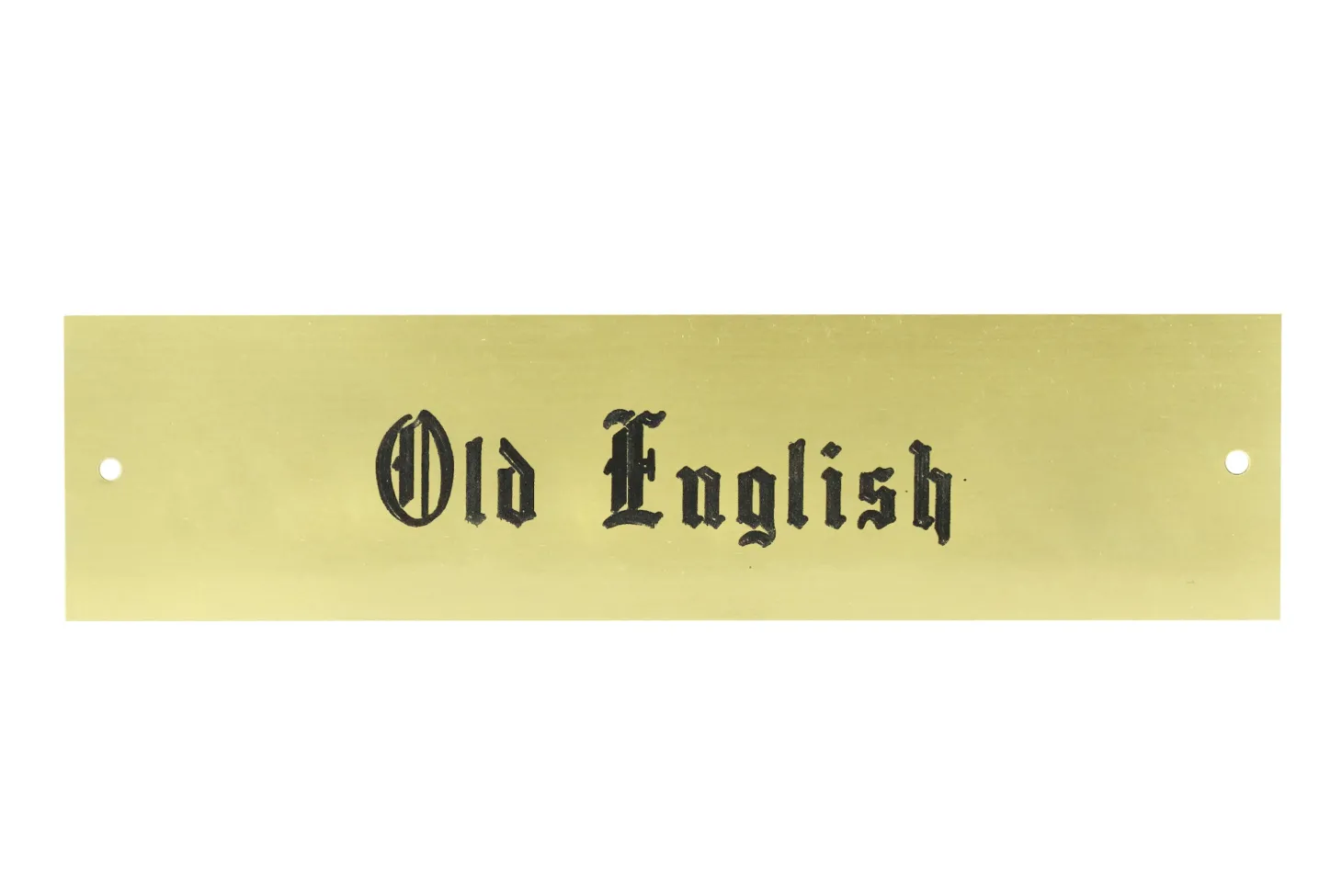 Rectangular Halter Nameplate - 1 or 2 lines