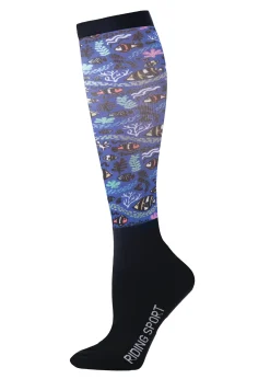 Riding Sport™ Footprintz Printed Peddies