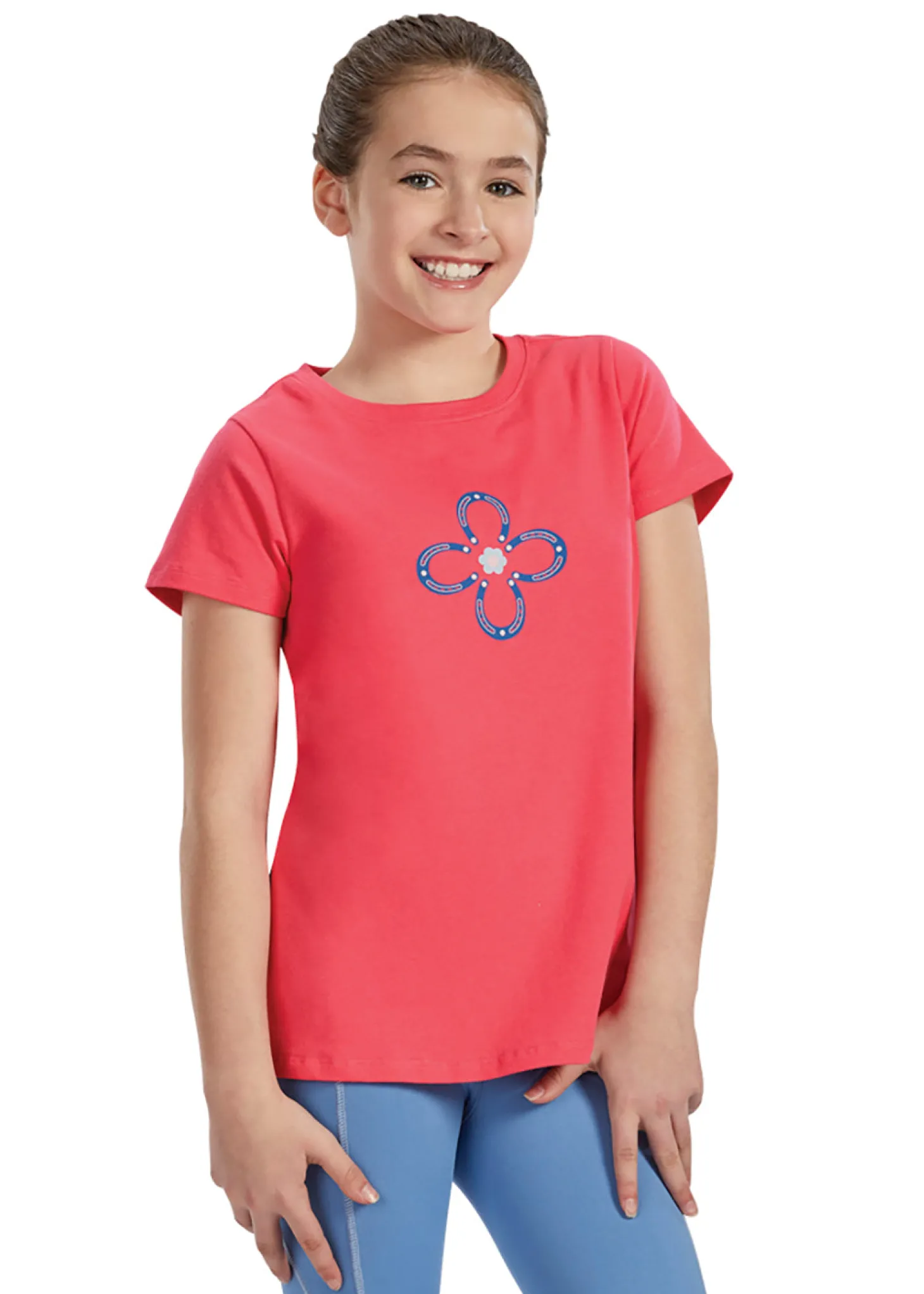 Riding Sport™ Girls’ Horseshoe Daisy Tee