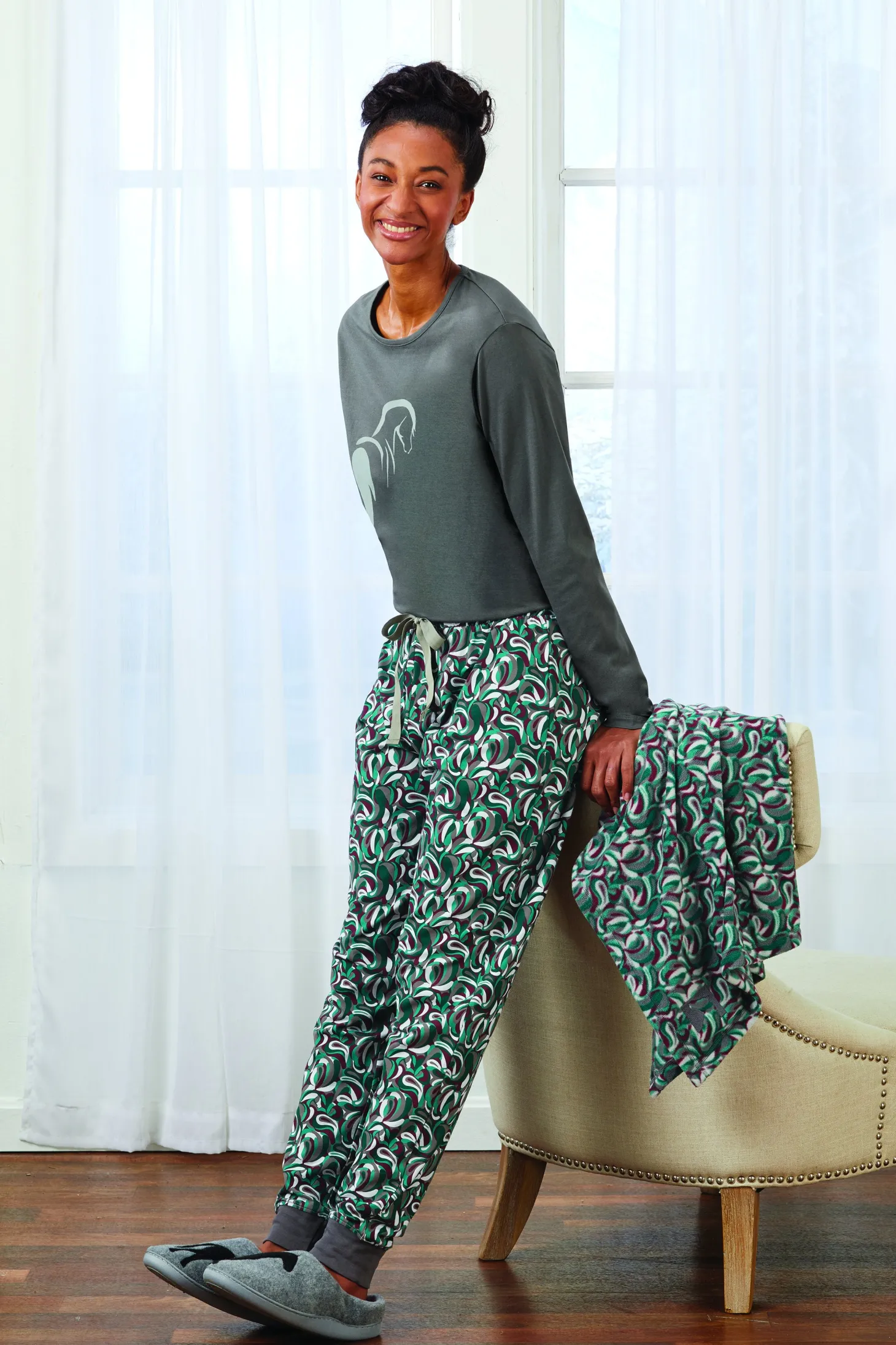 Riding Sport™ Hit the Hay Fleece Throw