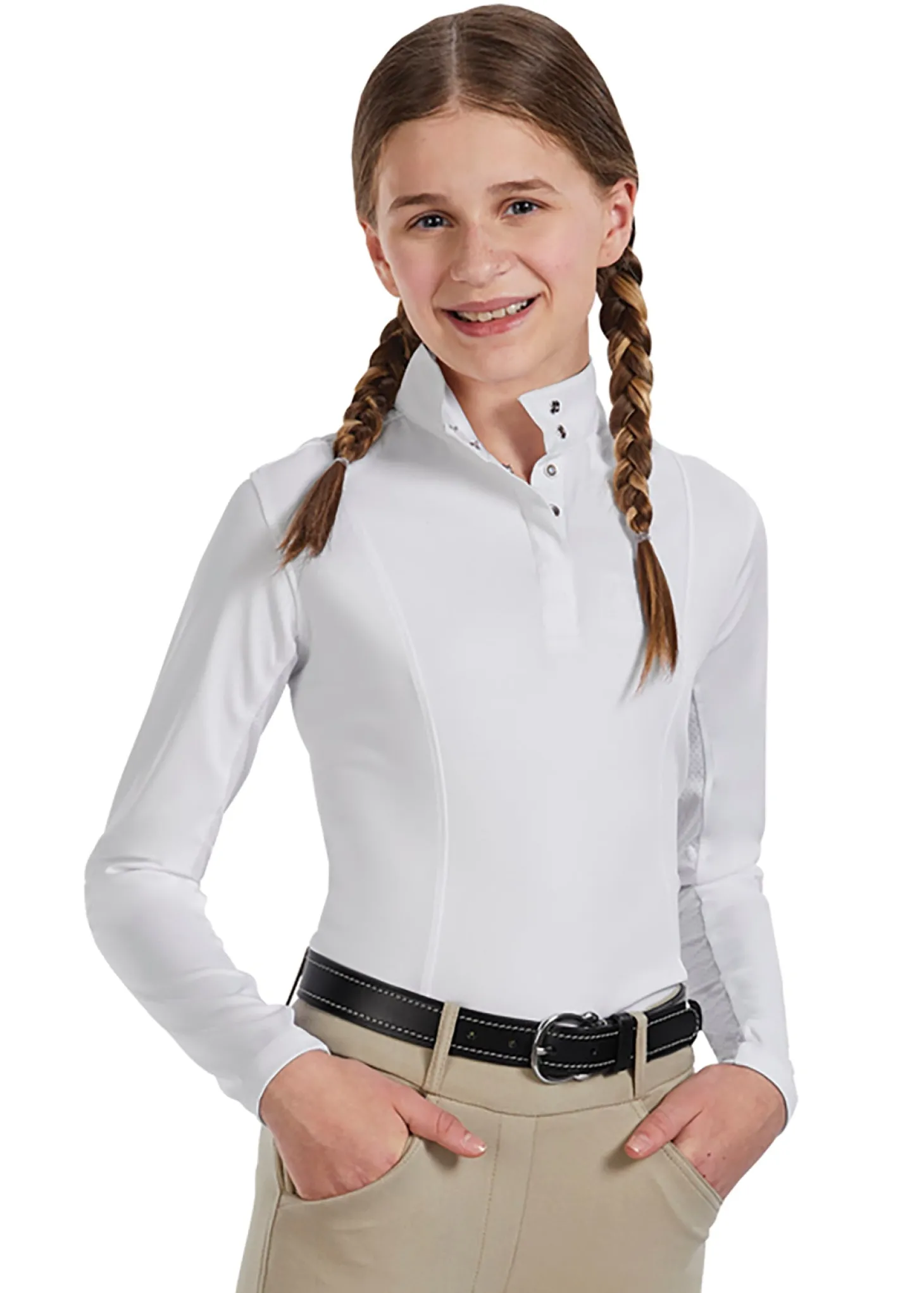 Riding Sport™ Kids’ Essential Long Sleeve Show Shirt