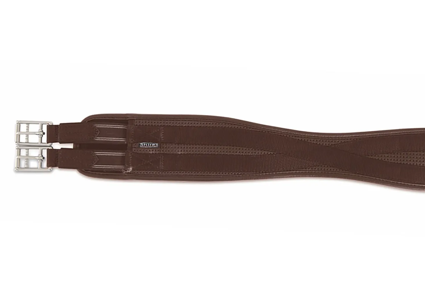 Shires Anti-Chafe Contour Girth with Elastic