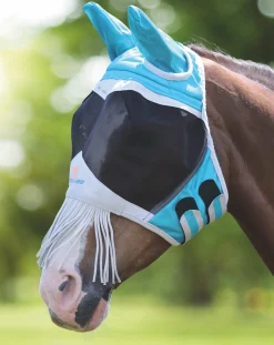 Shires Fine Mesh Fly Mask (Ears & Nose Fringe)