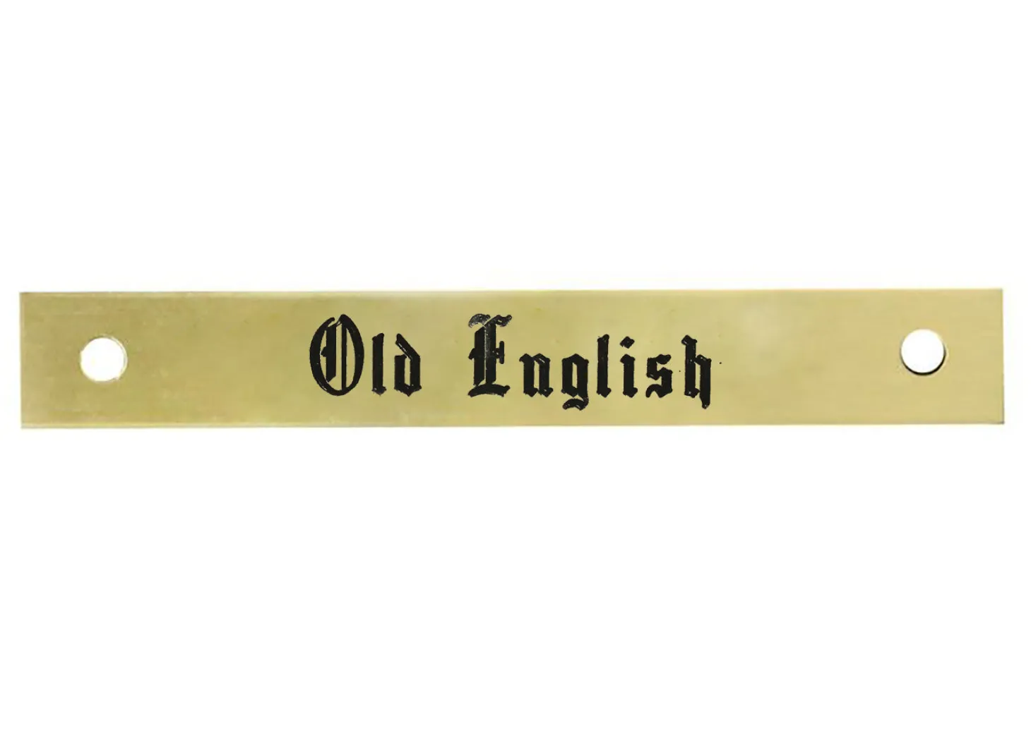Small Rectangular Halter Nameplate