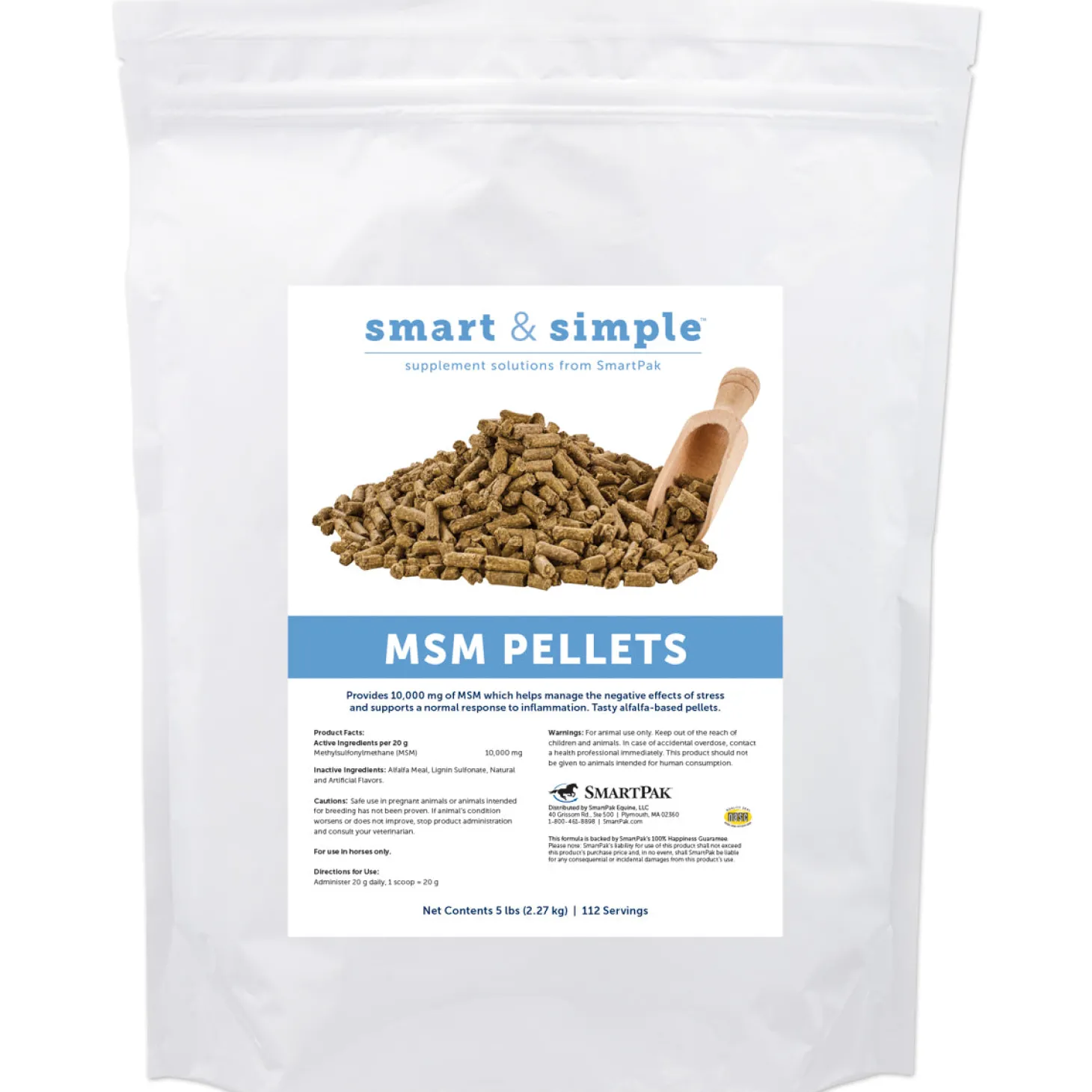 SmartEquine™ Smart & Simple® MSM Pellets - 5 lbs.