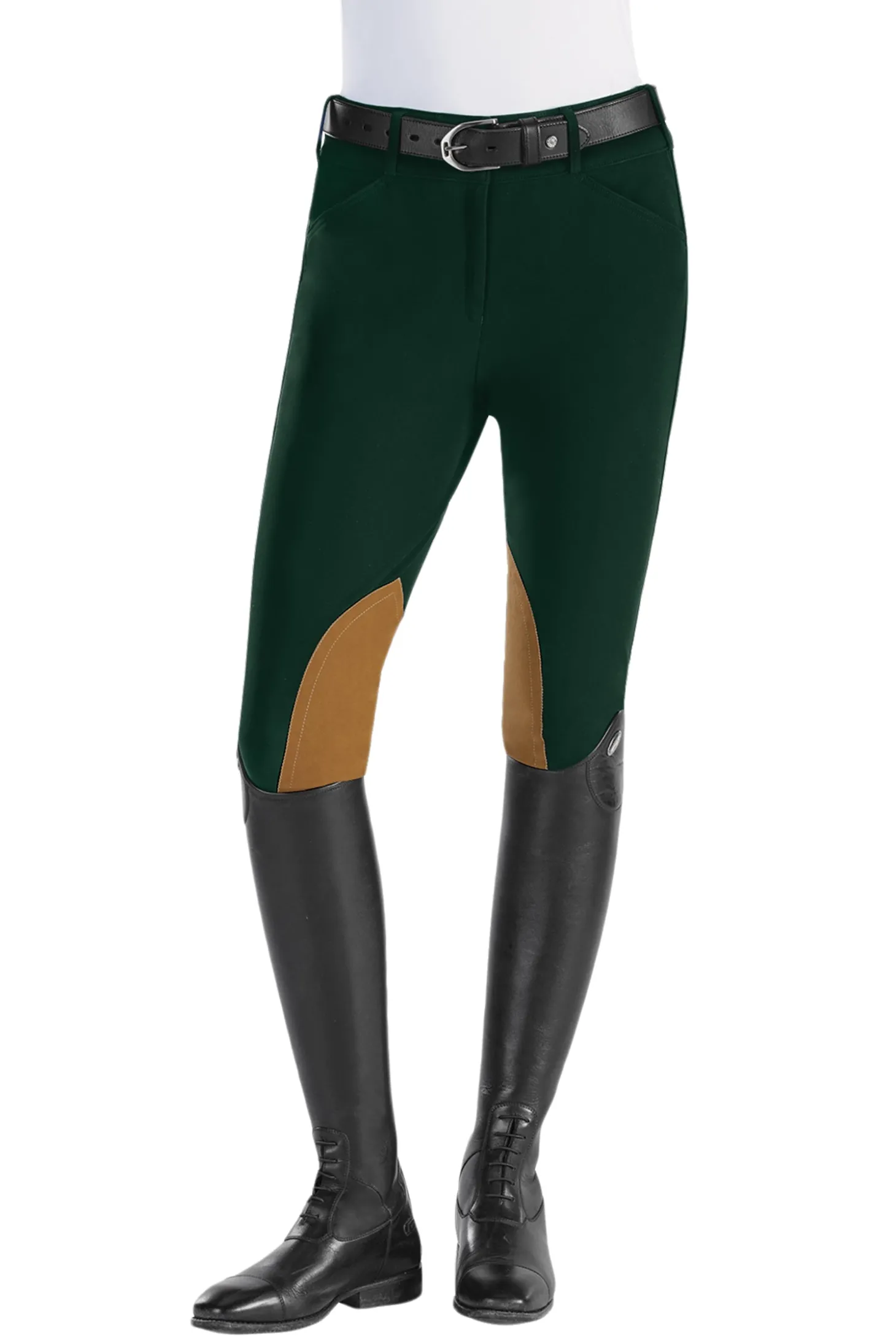 The Tailored Sportsman™ Ladies’ Techno Lightweight Knee-Patch Front-Zip Breech