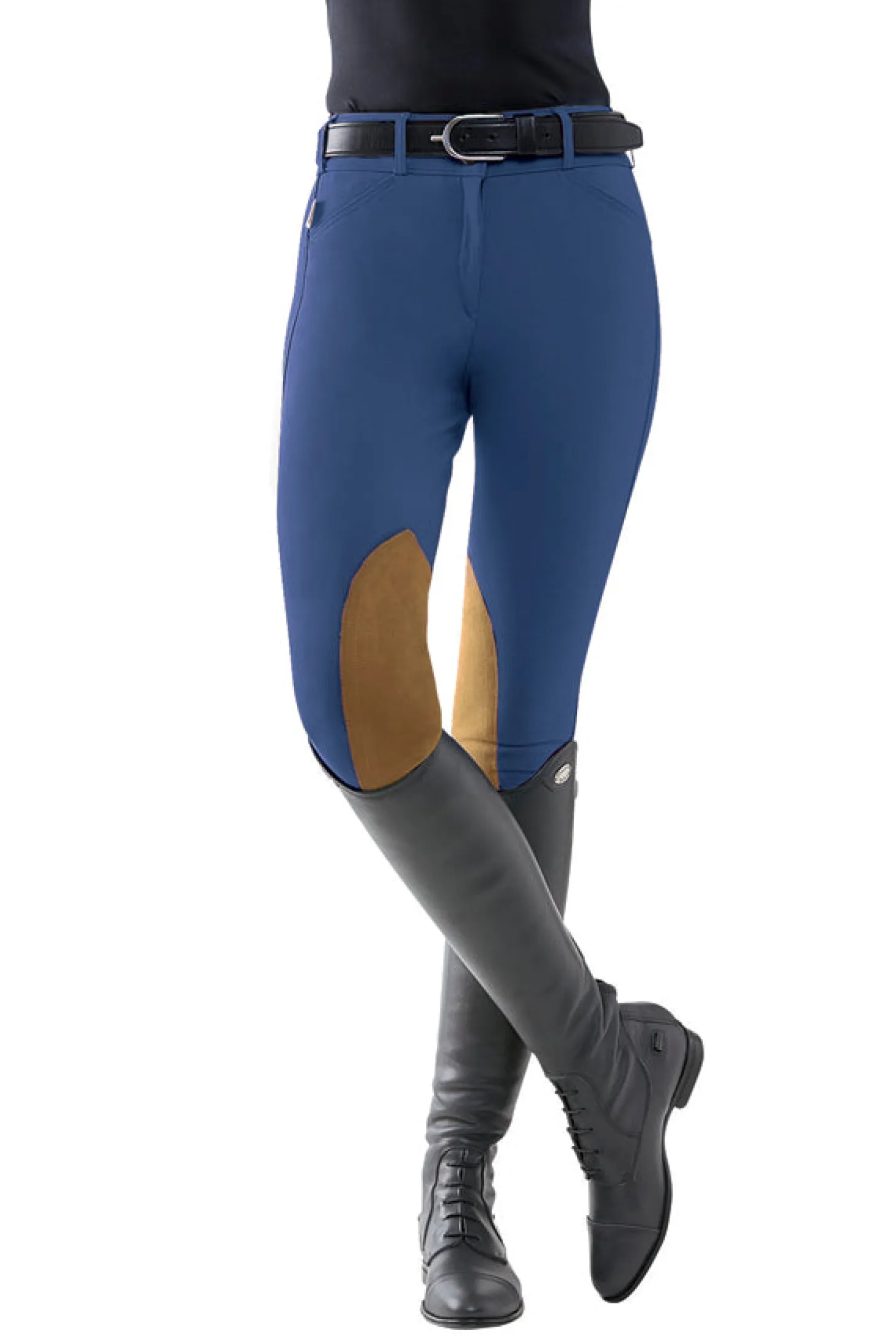 THE TAILORED SPORTSMAN™ Ladies’ Mid-Rise Vintage Patch Sock-Bottom Breech