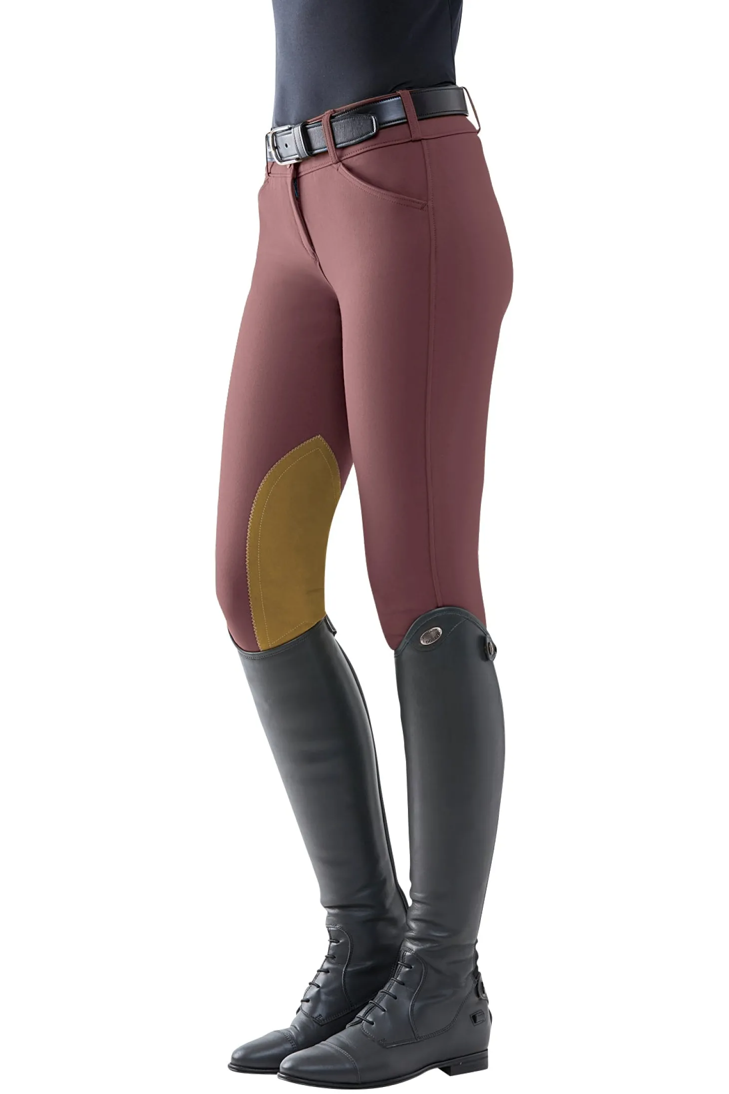 THE TAILORED SPORTSMAN™ Mid-Rise Vintage Patch Breech with Sock Bottoms