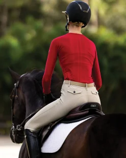 TKEQ Ladies’ Kennedy Seamless Long-Sleeve Top 2.0