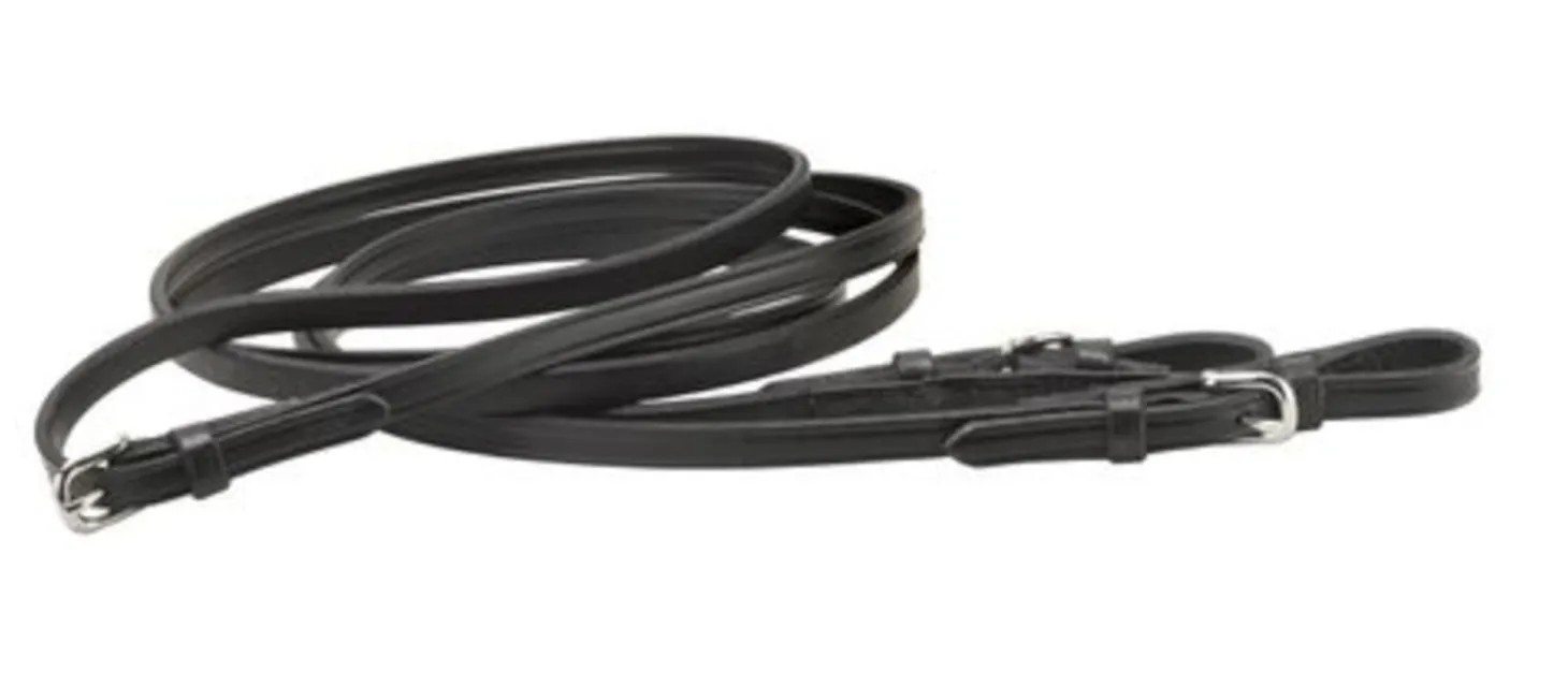 Tory Leather Company 1/2" x 60" Plain Reins with Buckle Bit Ends