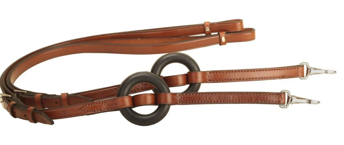 Tory Leather Company Donut Side Reins
