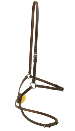 Tory Leather Company Figure-8 Noseband with Stainless Steel Rings